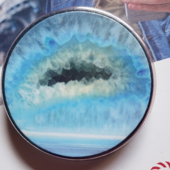 SpinPop Blue Geode Universal Phone Holder- NEW! - Picture 8 of 9